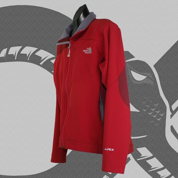 intage The North Face Apex Soft Shell Jacket Windbreaker Women's Medium Red - Picture 2 of 7